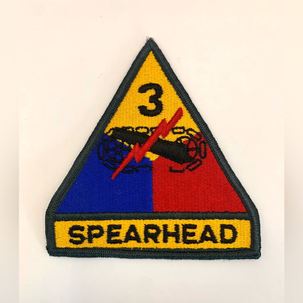 United States Army Spearhead 3rd Armored Division Embroidered Uniform Patch